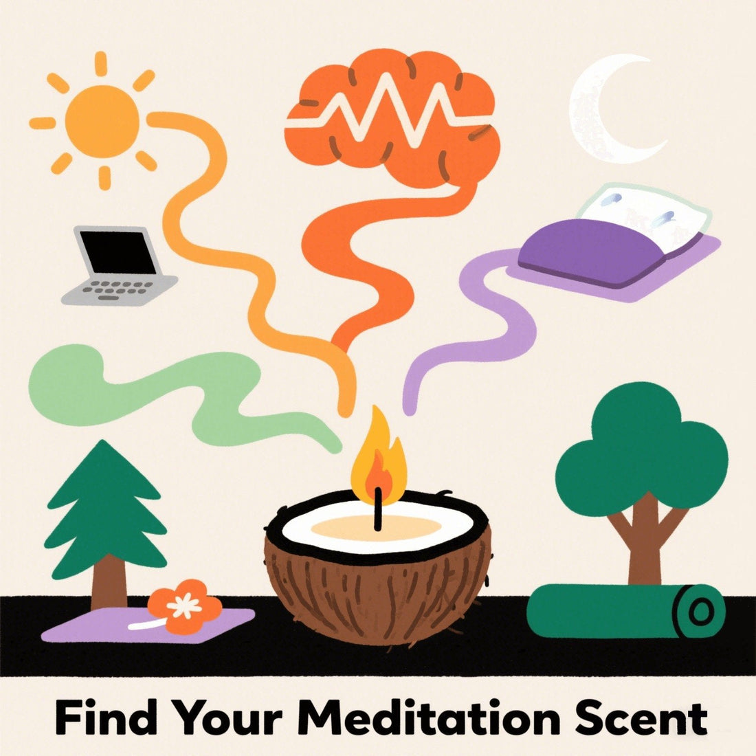 Mindful Moments: A Coconut Candle Meditation Guide for Deep Focus & Relaxation