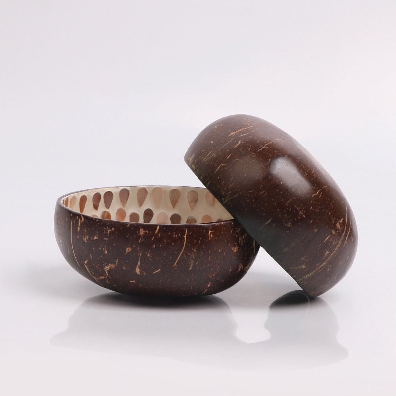 coconut bowl pearl inlaid water drop 2