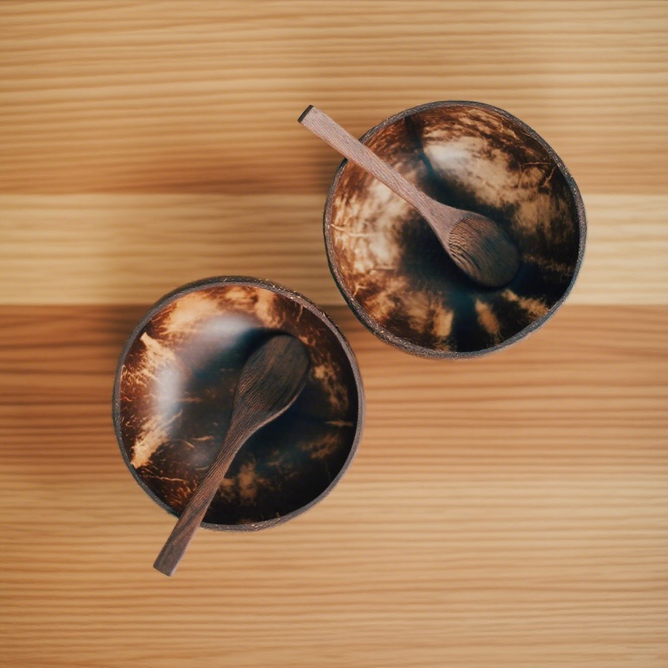 Coconut Shell Bowl Combo Pack