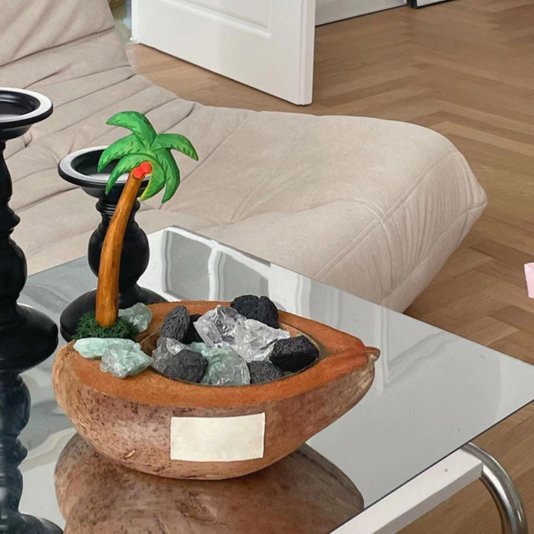 Diffuser Stones Coconut Boat Reedless Diffuser | Natural & Decorative