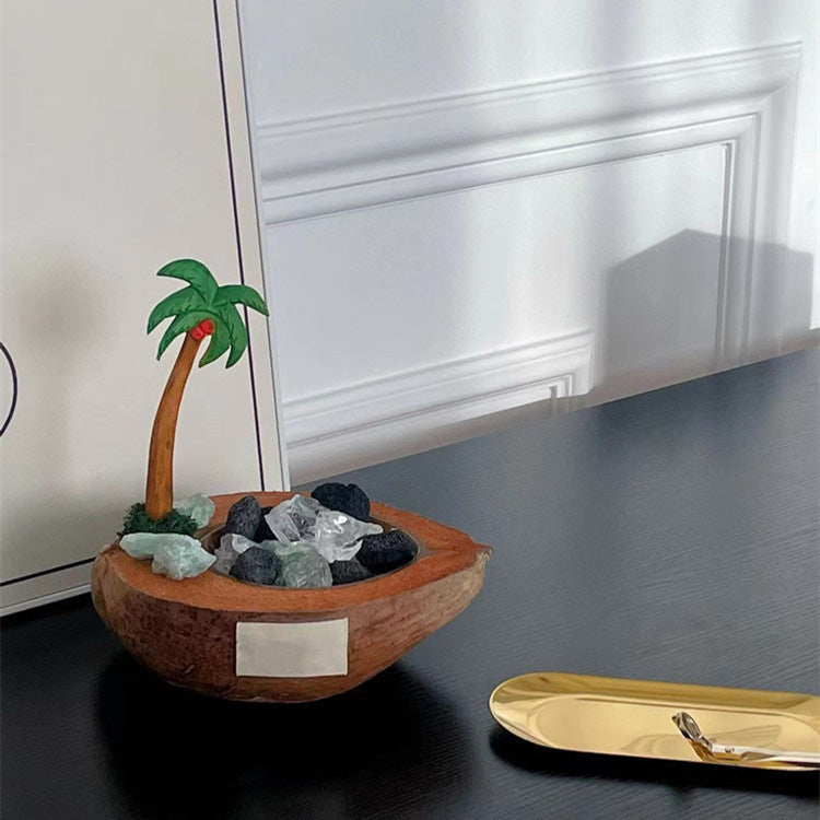 Diffuser Stones Coconut Boat Reedless Diffuser | Natural & Decorative