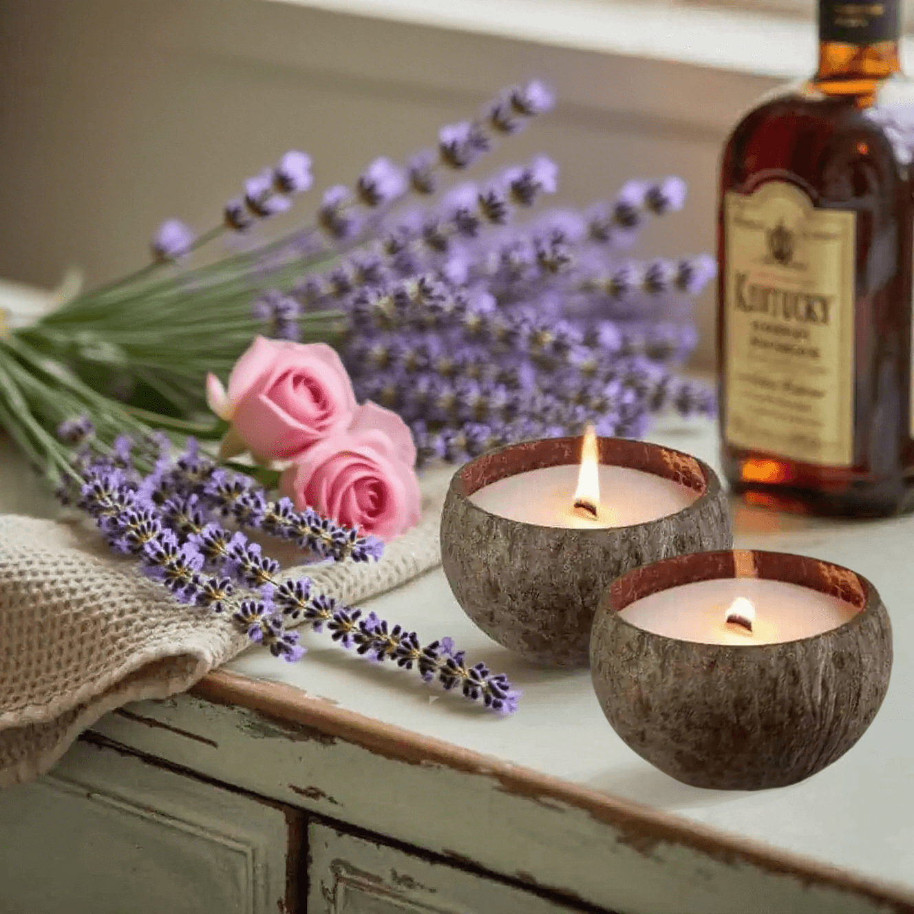 Custom Gifts Mountain Meadow Coconut Candle Fragrance Set