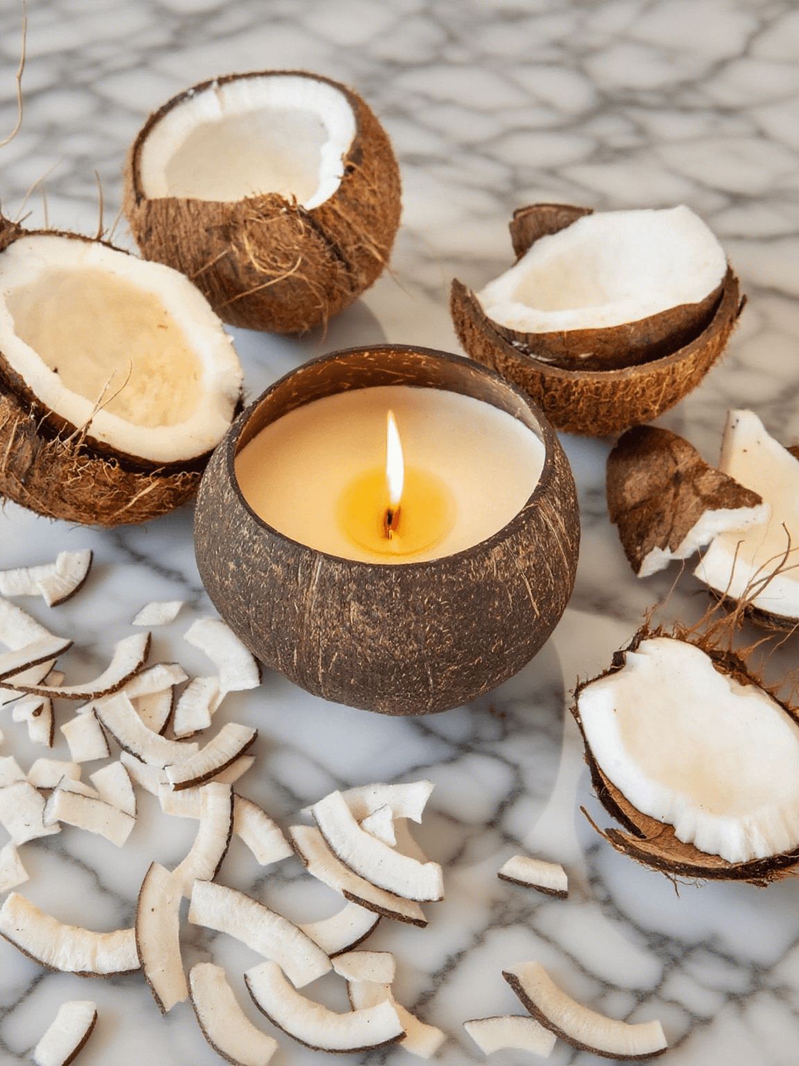 Original Coconut Scent Coconut Candle Custom Gifts