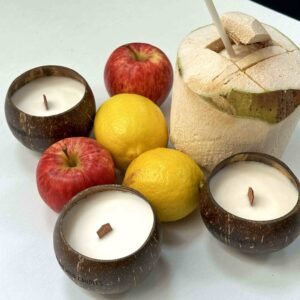 Custom Gifts Coastal Breeze Coconut Candle Fragrance Set