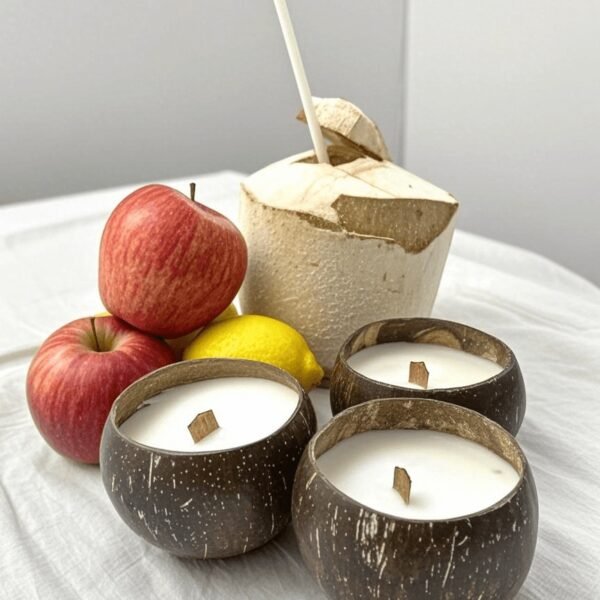 Custom Gifts Coastal Breeze Coconut Candle Fragrance Set - Image 2