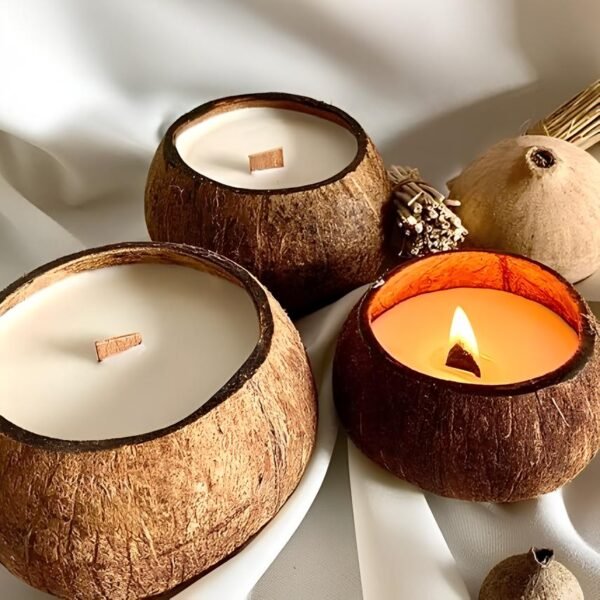 Custom Gifts Apple Scent Coconut Candle - Image 2