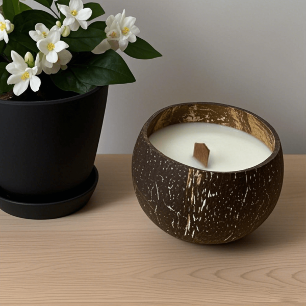 Jasmine Scent Coconut Candle Custom Gifts