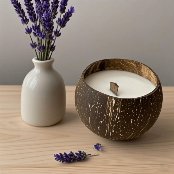 Lavender Scent Coconut Candle Custom Gifts
